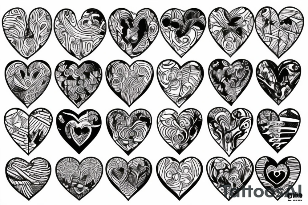 Heart tattoo idea