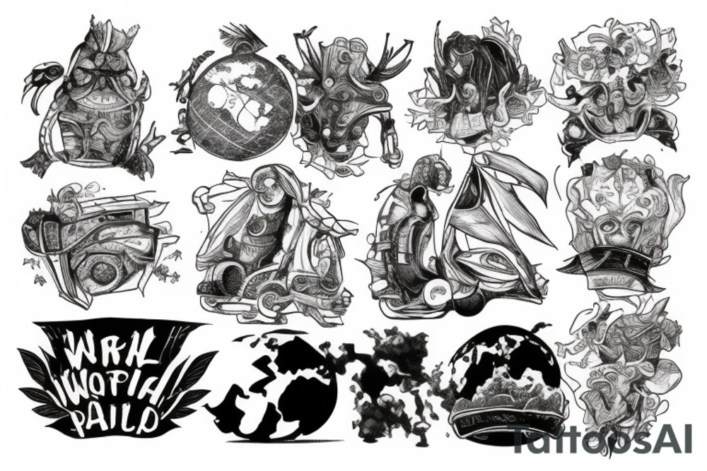 atlas holding the world tattoo idea