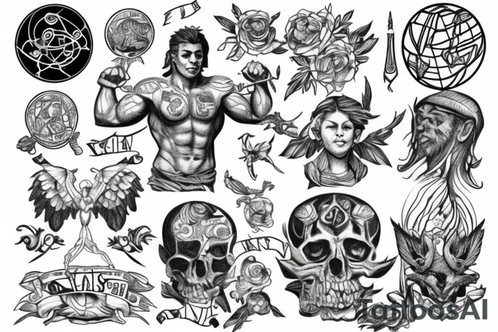 atlas holding the world tattoo idea
