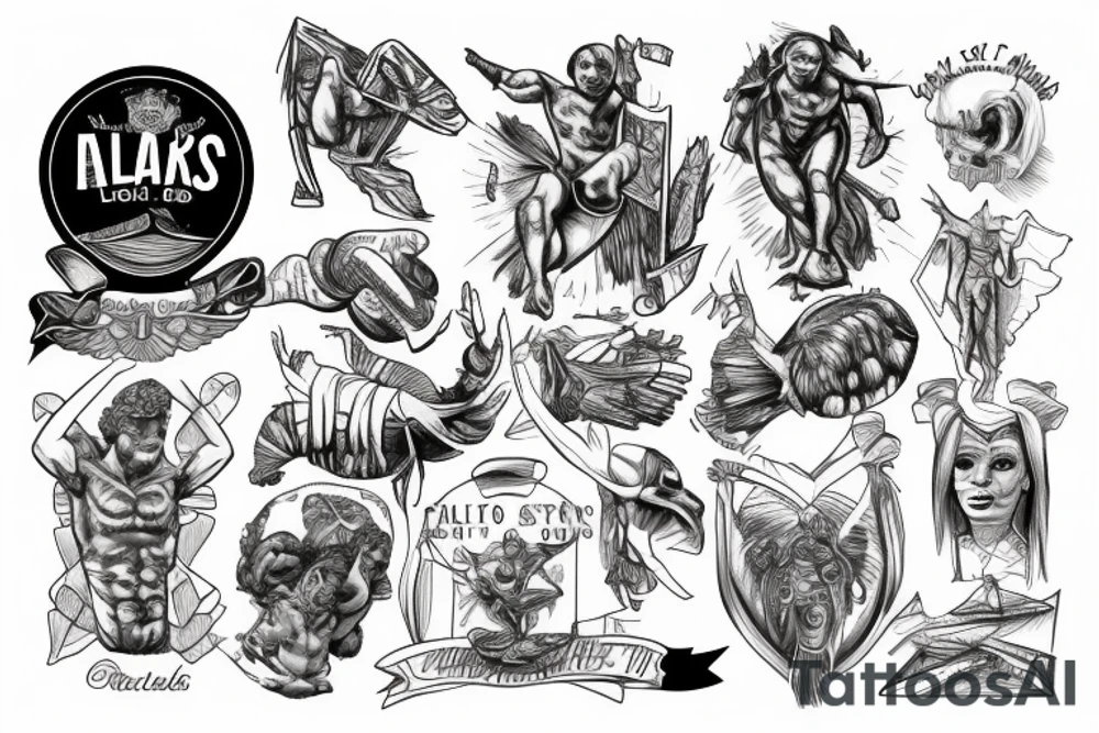atlas holding up the world tattoo idea
