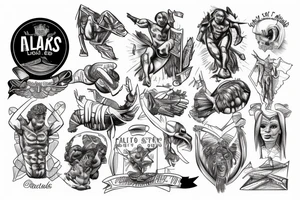 atlas holding up the world tattoo idea