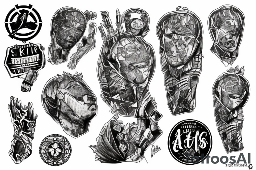 atlas holding up the world tattoo idea
