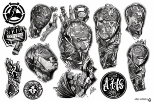 atlas holding up the world tattoo idea