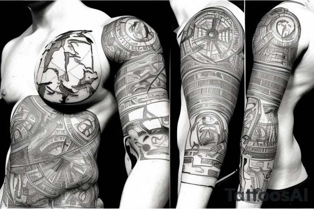 atlas holding up the world tattoo idea