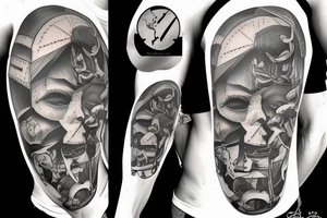 atlas holding up the world tattoo idea