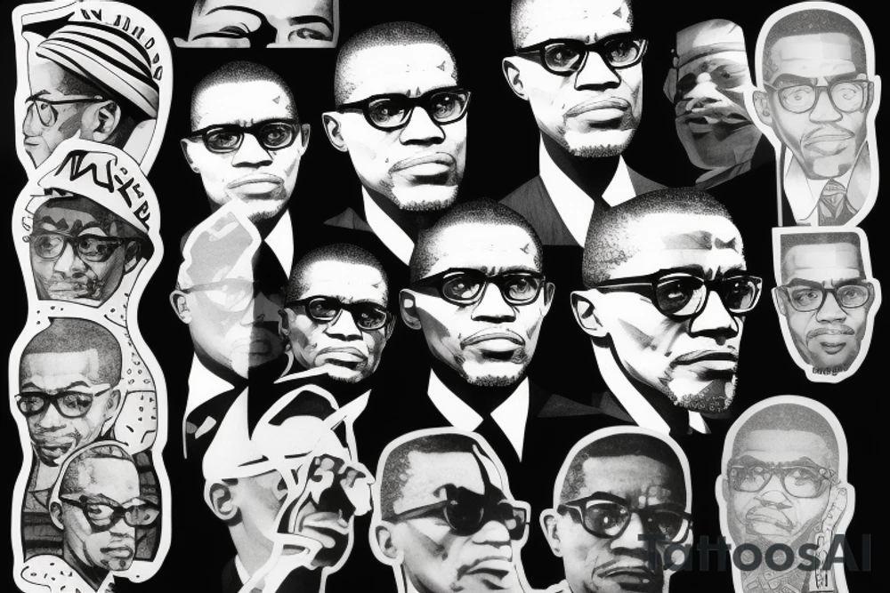 Malcolm x tattoo idea
