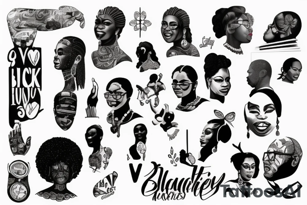 Black history tattoo idea