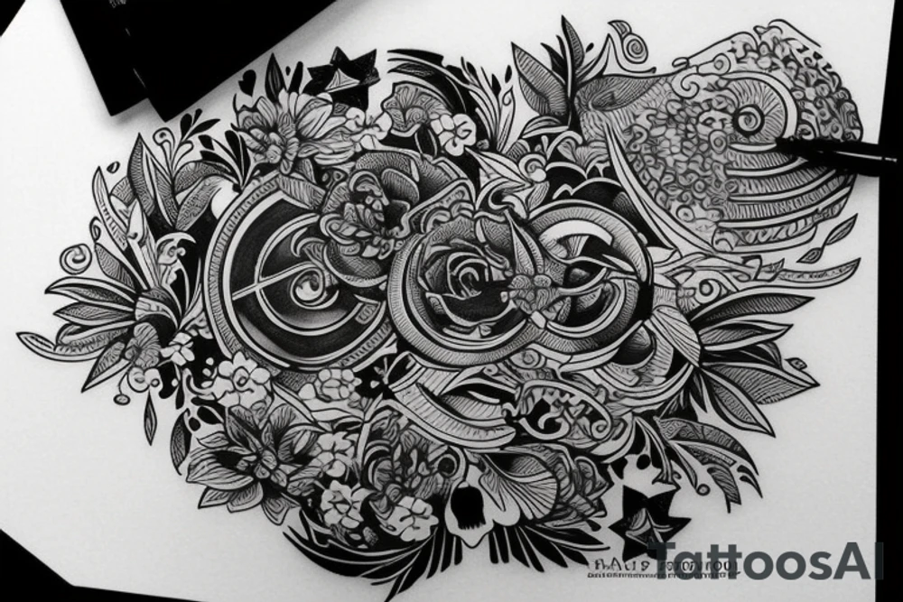 Simple, SHL, KSA tattoo idea