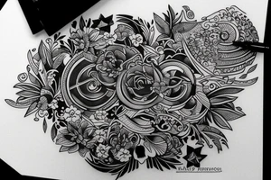 Simple, SHL, KSA tattoo idea