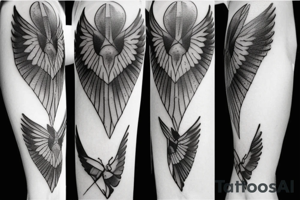 sibling tattoo minimalist featuring an hourglass with wings tattoo idea sibling tattoo minimalist featuring an hourglass with wings tattoo idea
