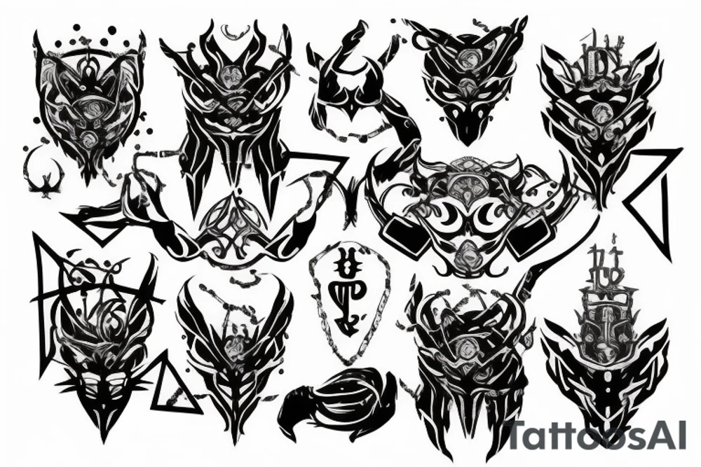 Cyber Sigil tattoo tattoo idea