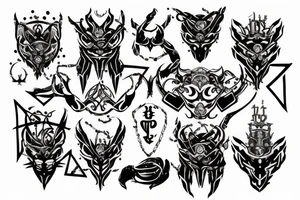Cyber Sigil tattoo tattoo idea