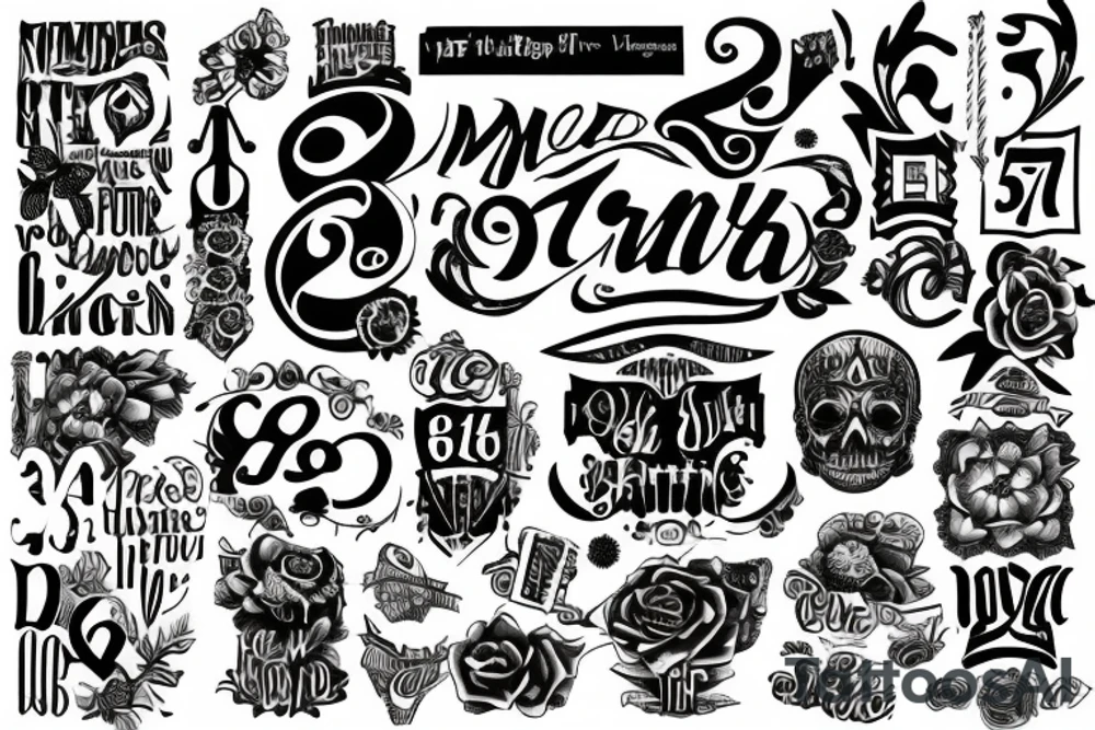The number 67th tattoo idea