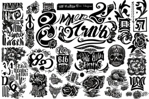 The number 67th tattoo idea