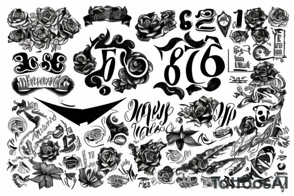 The number 67th tattoo idea