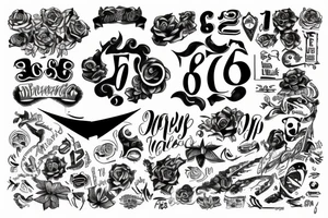 The number 67th tattoo idea