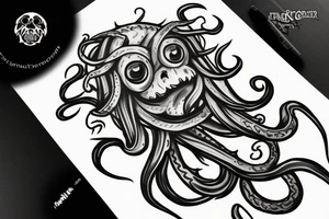 Kraken tattoo idea