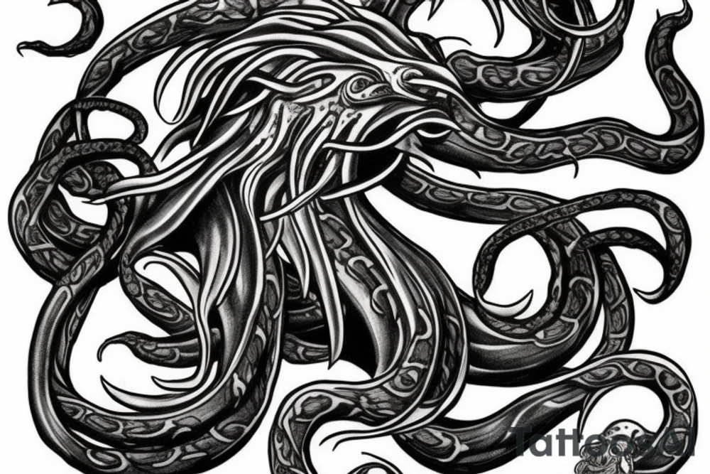 Kraken tattoo idea