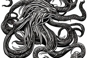 Kraken tattoo idea