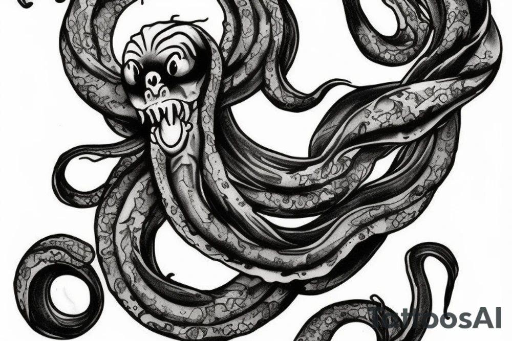 Kraken tattoo idea