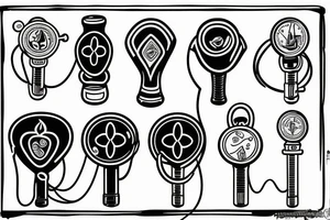 Pstethoscope tattoo idea