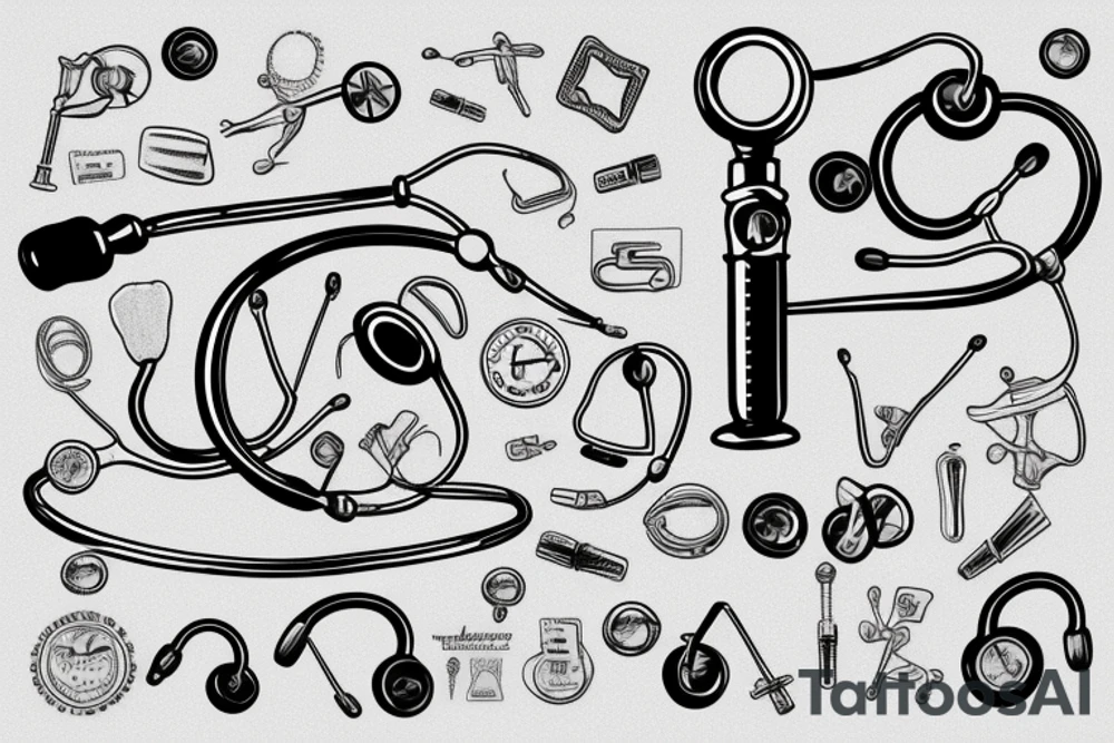 stethoscope tattoo idea