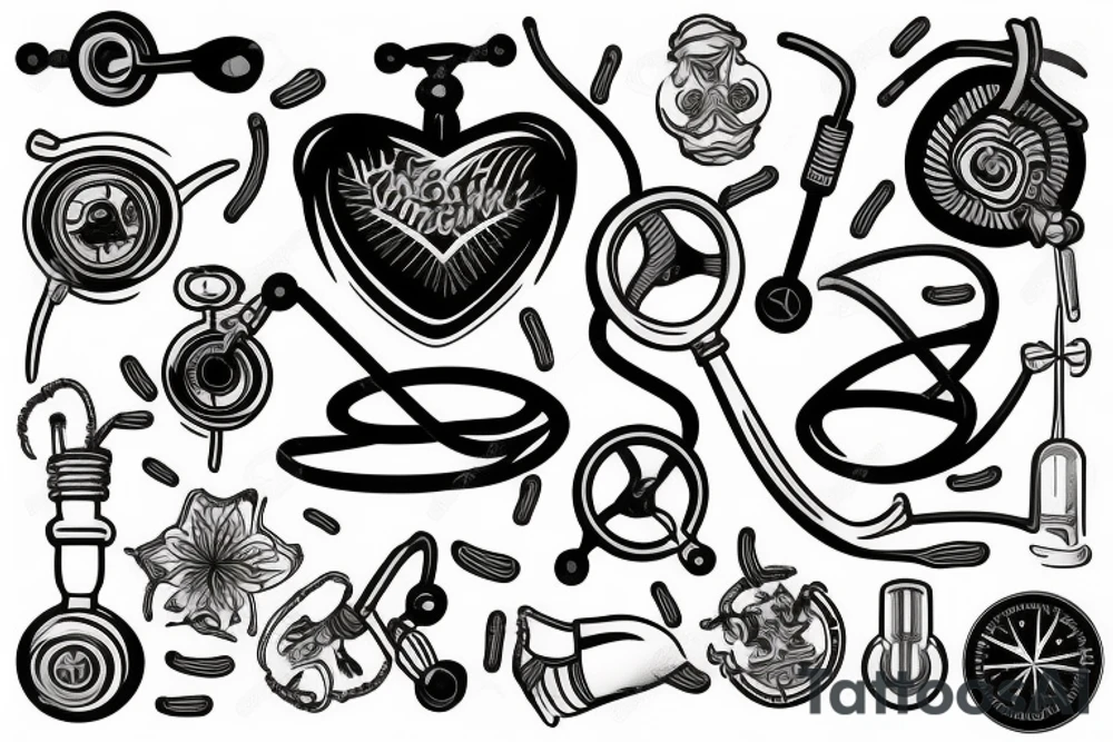 stethoscope tattoo idea