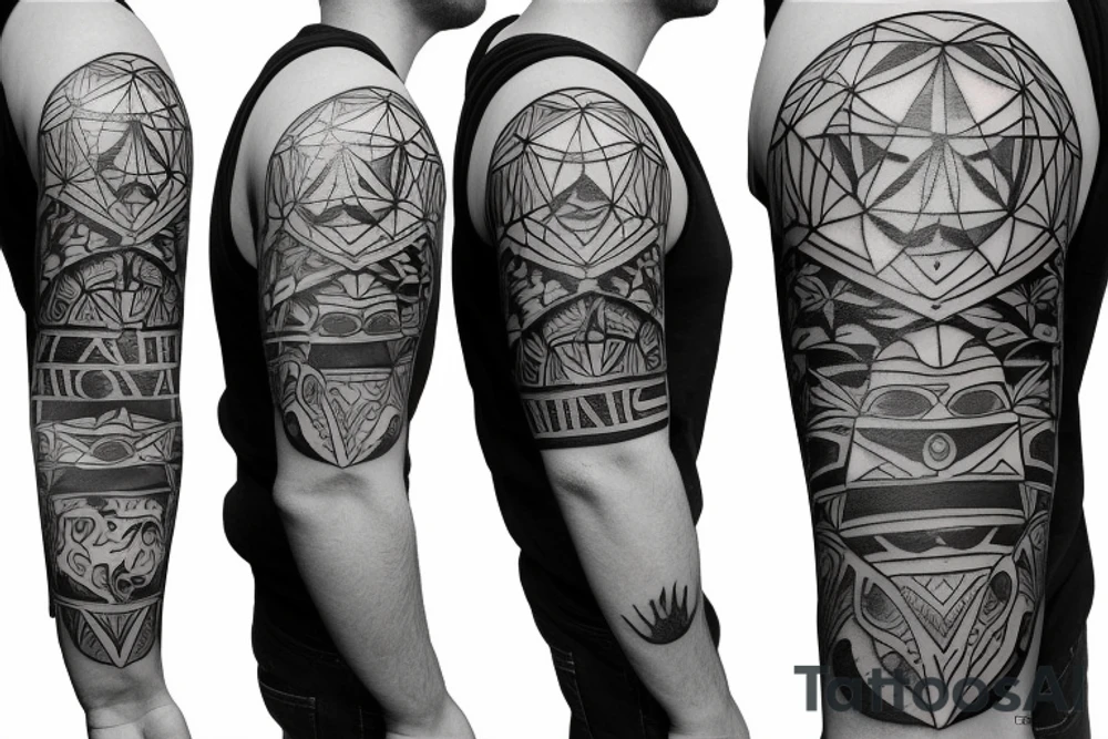 Bear world tattoo idea