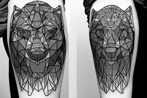 Bear world tattoo idea