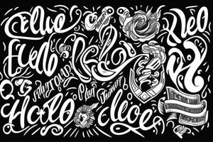Hello tattoo idea