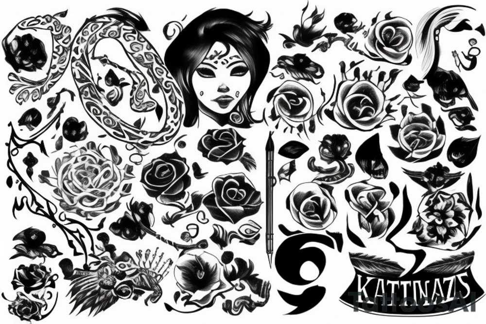 Kazakhstan tattoo idea