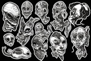 allien tattoo idea