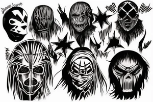 labe of slipknot tattoo idea