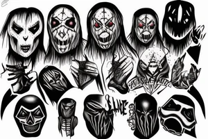 labe of slipknot tattoo idea