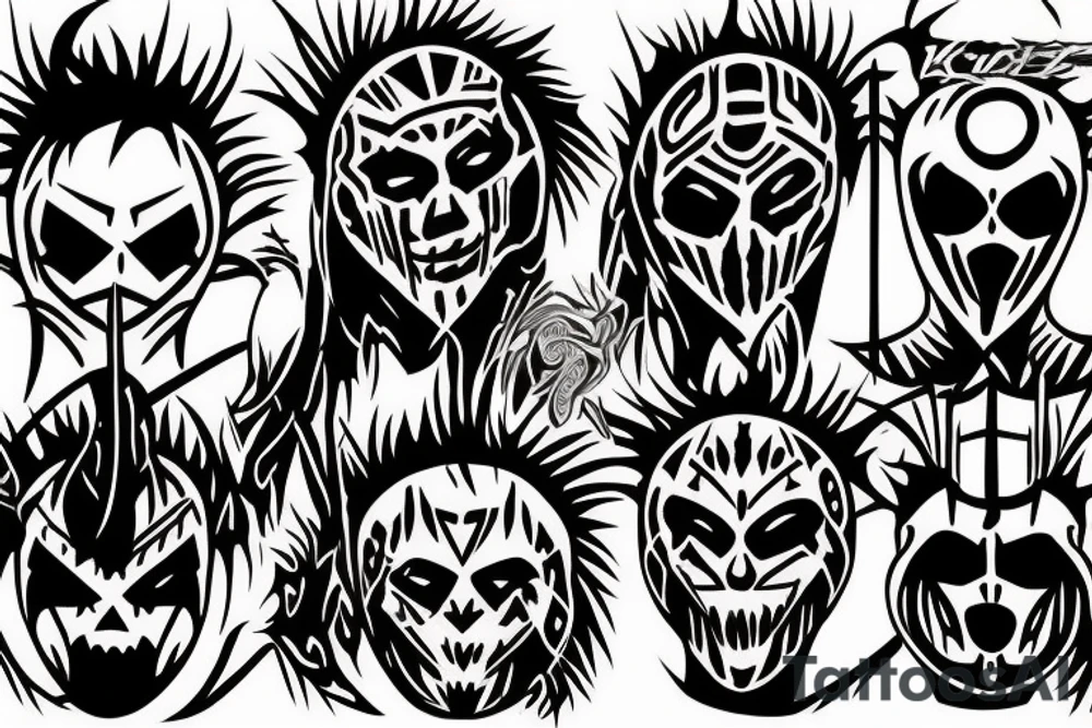 logo of the slipknot tattoo idea