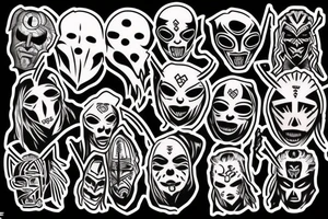 logo of the slipknot tattoo idea