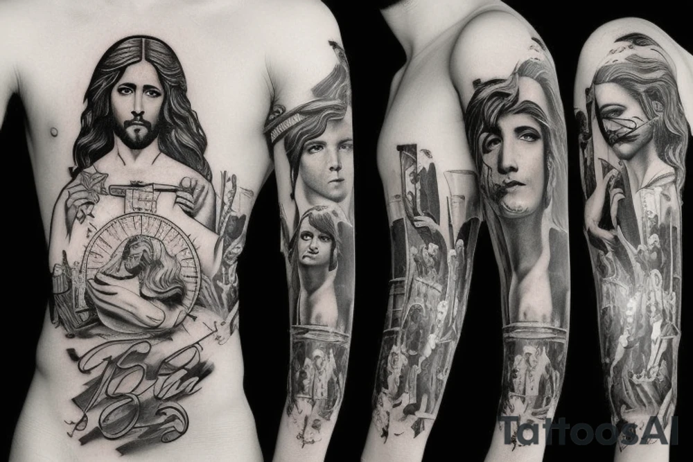 Jesus statue brasil tattoo idea