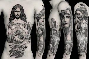 Jesus statue brasil tattoo idea