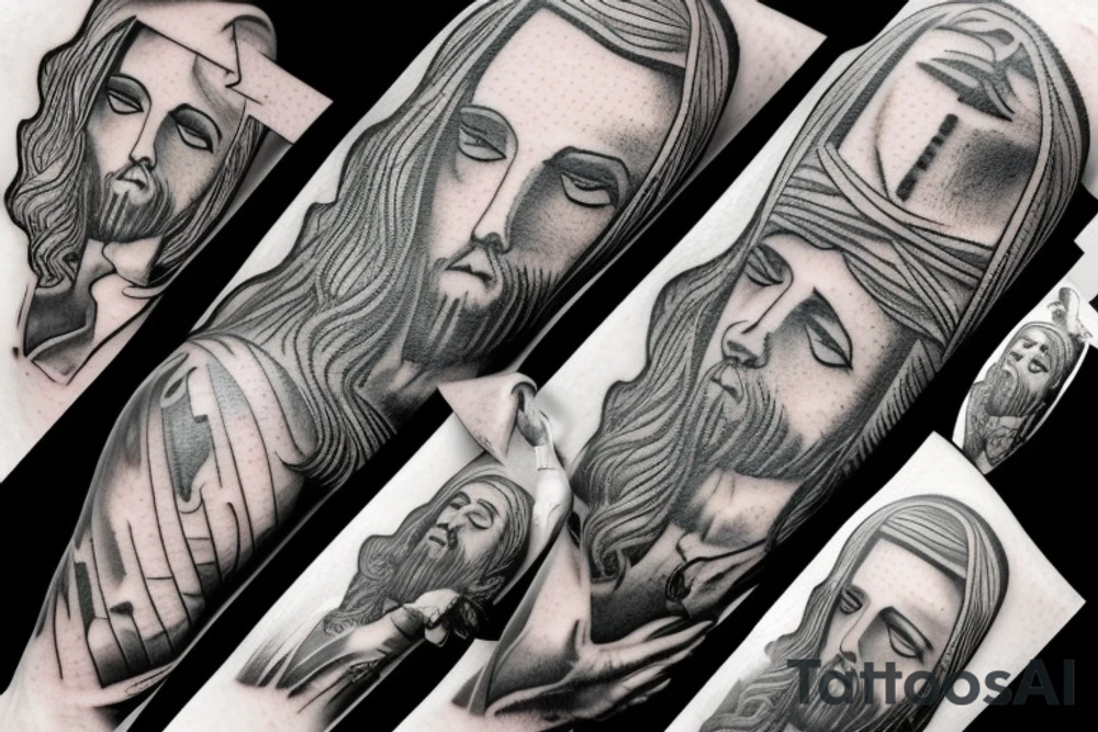 Jesus statue brasil tattoo idea