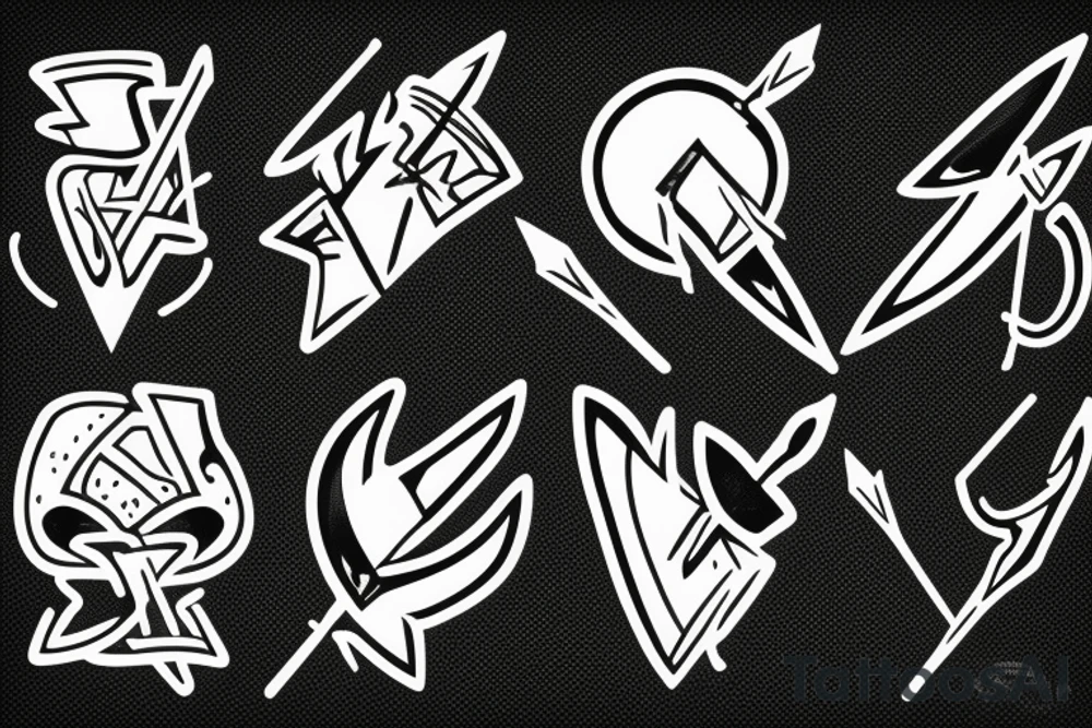 Combis with a arrow tattoo idea