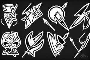 Combis with a arrow tattoo idea