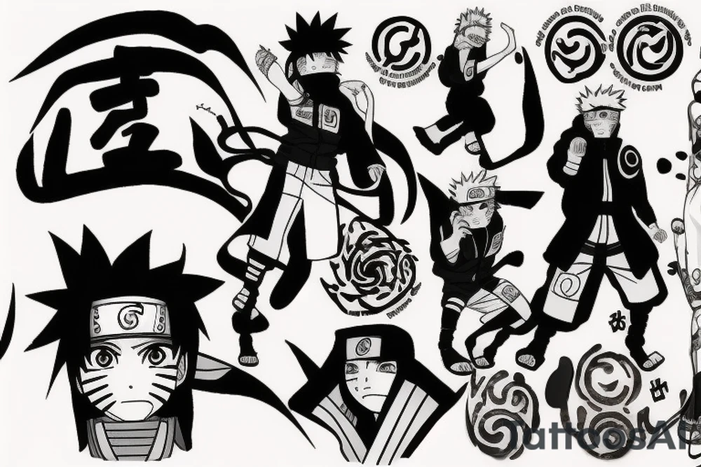 naruto theme tattoo idea