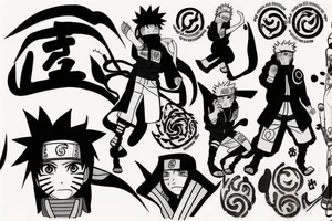 naruto theme tattoo idea