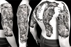Western cowboy tattoo idea