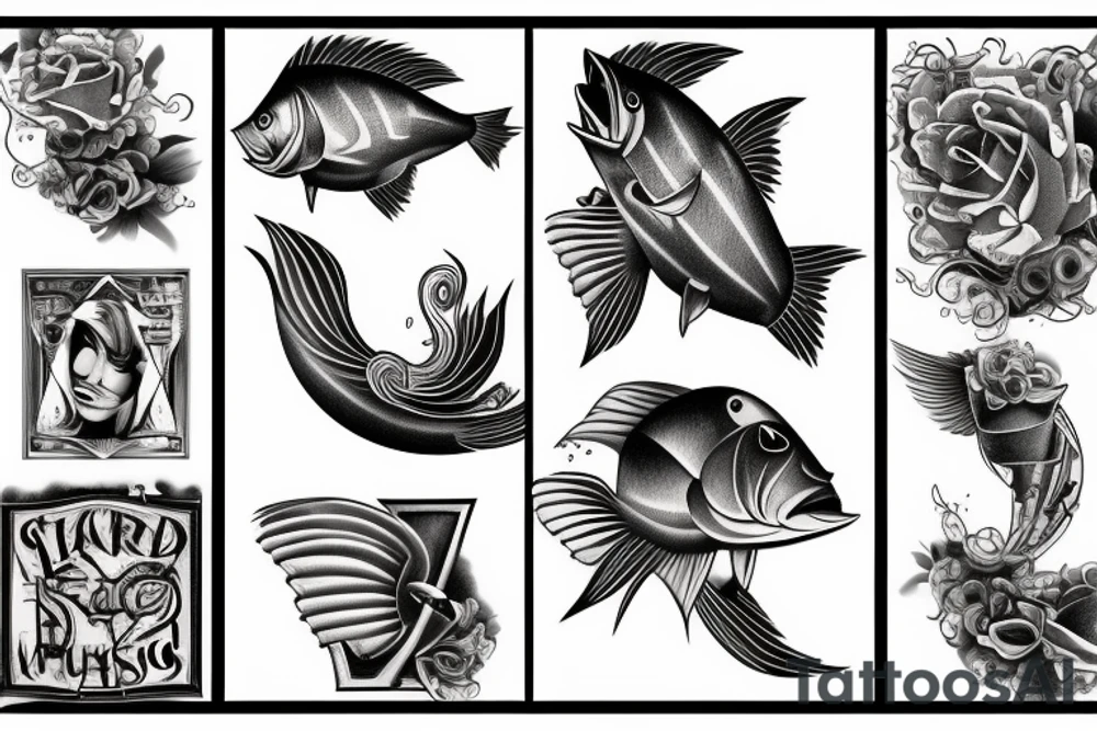 Bass for music tattoo idea
