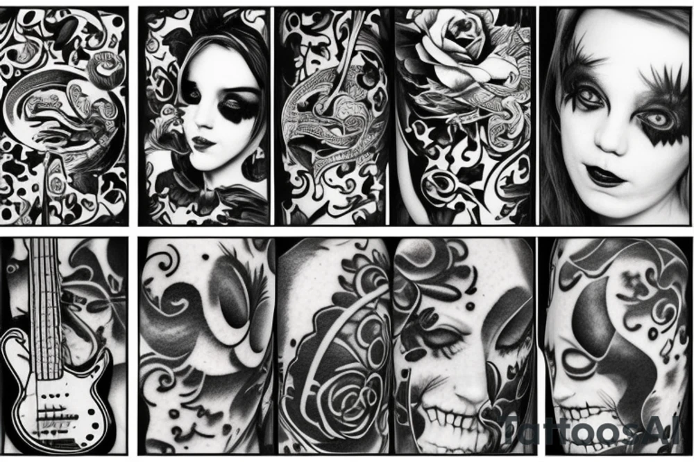 Bass for music tattoo idea