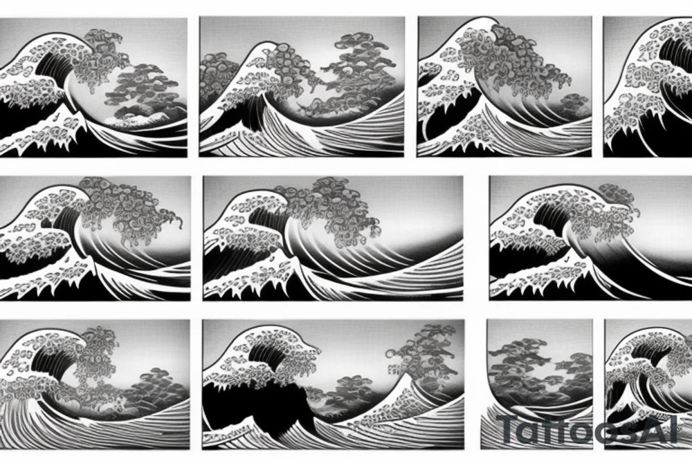 great wave of kanagawa tattoo idea
