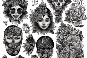 Combination of the words Riva Rashmi tattoo idea