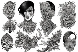 Combination of the words Riva Rashmi tattoo idea