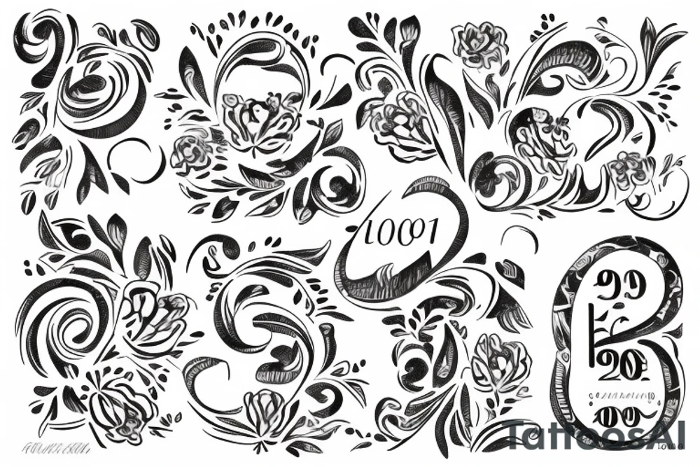 The name „Lilly“ in fineline with the dates „06.04.2001 - 29.09.2021“ tattoo idea The name „Lilly“ in fineline with the dates „06.04.2001 - 29.09.2021“ tattoo idea